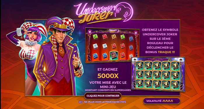 Dice slot undercover joker